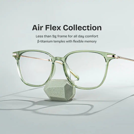 Florence Green Rectangle Glasses
