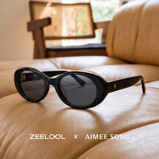 The 90s Black Oval Glasses