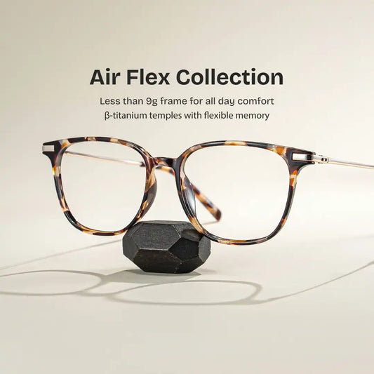 Florence Tortoise Rectangle Glasses
