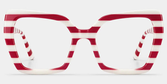 Pavia Red Butterfly Glasses