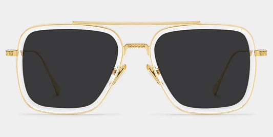 Gifford Clear Aviator Sunglasses