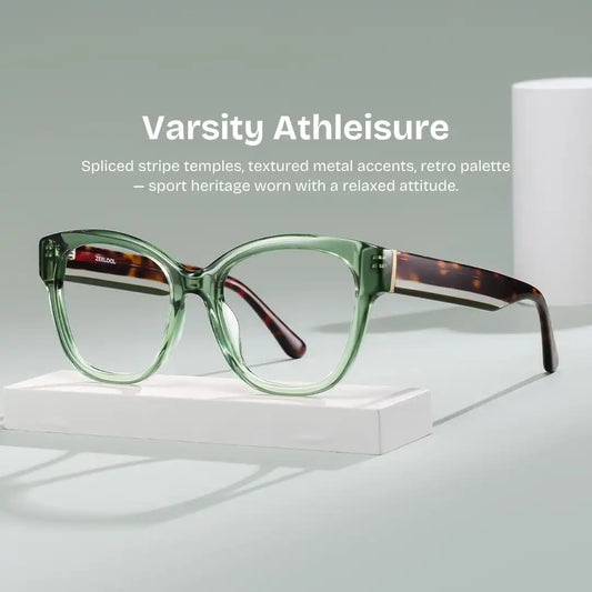 Everest Green Butterfly Glasses