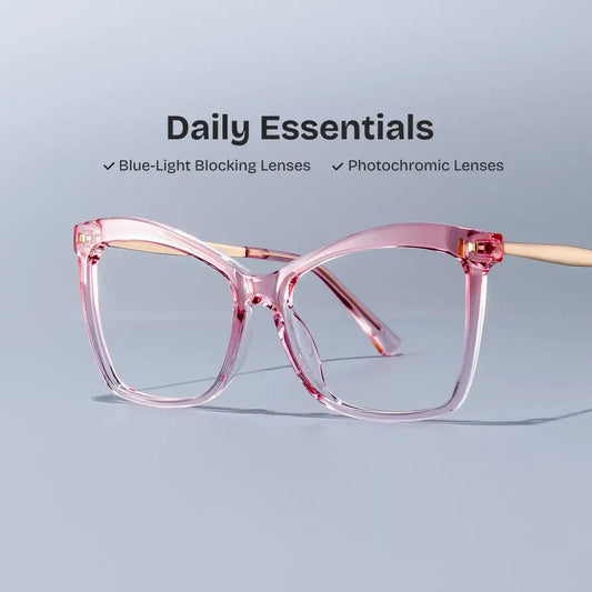 Isaebella Pink Butterfly Glasses