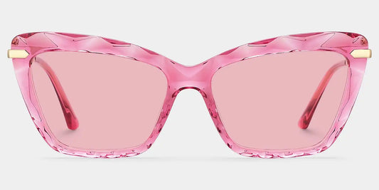 Juliet Pink Rectangle Sunglasses