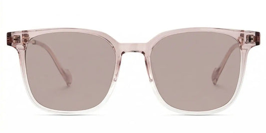 Chloe Pink Clear Square Sunglasses