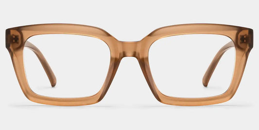 Marley Beige Rectangle Glasses
