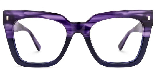 Kathya Purple Square Glasses