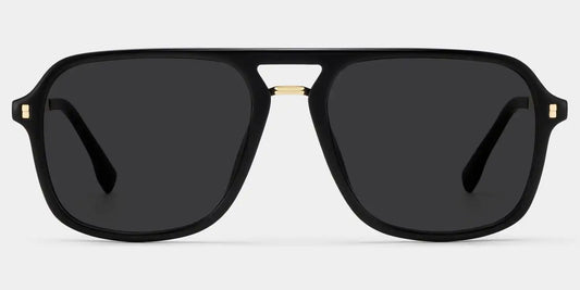 Kilworth Black Aviator Sunglasses