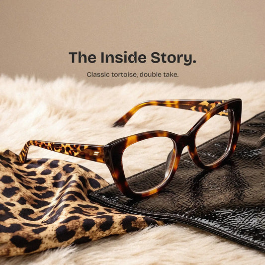 Lillian Tortoise Cat eye Glasses