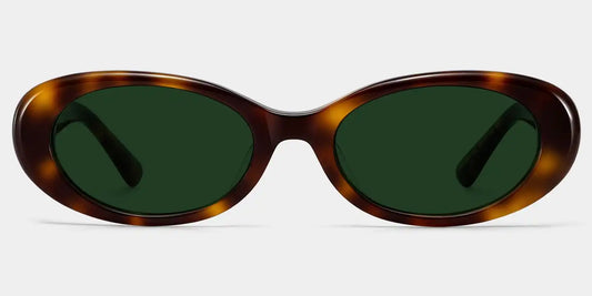 The 90s Tortoise Oval Sunglasses