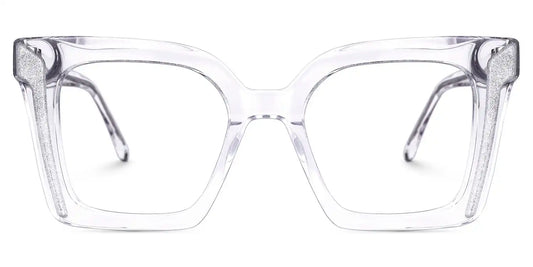 Khadra Clear Square Glasses