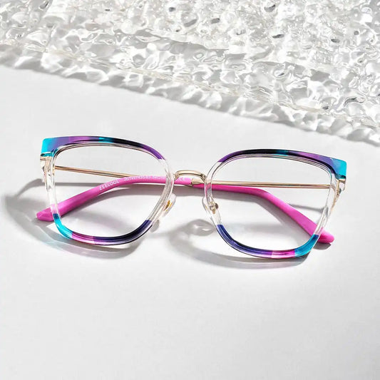 Martins Multicolor Rectangle Glasses