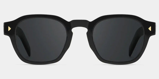 Leilani Black Rectangle Sunglasses