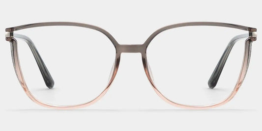 Rodz Gray-Pink Square Glasses