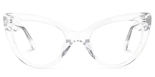 Claudette Clear Cat eye Glasses