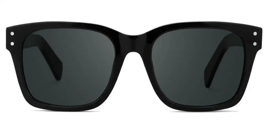 Fussell Black Square Sunglasses