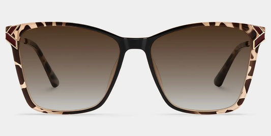 Tricee Tortoise Square Sunglasses