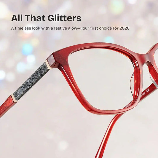 Finnian Red Butterfly Glasses