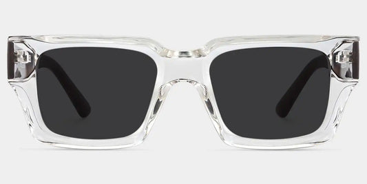 Garza Clear Rectangle Sunglasses