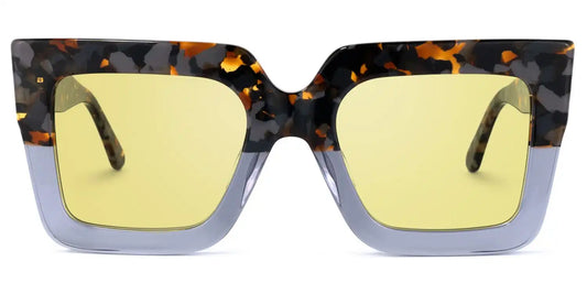 Brandon Gray Square Sunglasses