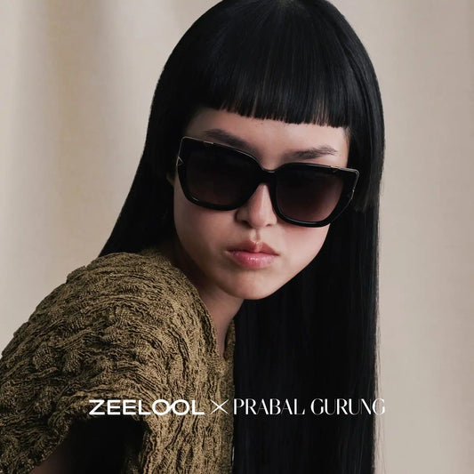 Grace Black Gold Cat eye Sunglasses