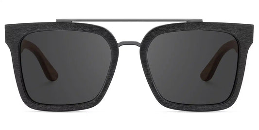 Pascal Black Aviator Sunglasses