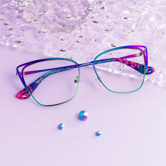 Winters Iridescent Cat eye Glasses