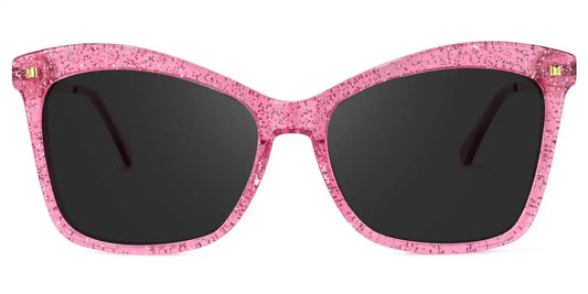 Isaebella Bright-Pink Butterfly Sunglasses
