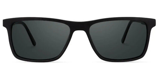 Daniel Black Rectangle Sunglasses