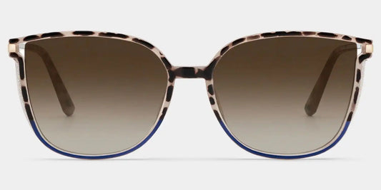 Rodz Tortoise-Blue Square Sunglasses