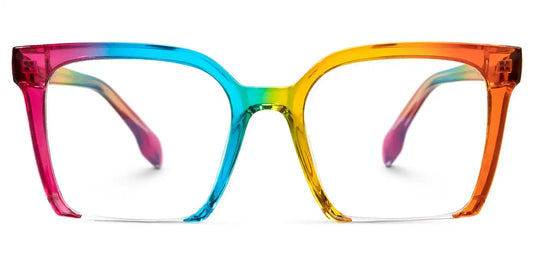 Misty Colorful Square Glasses