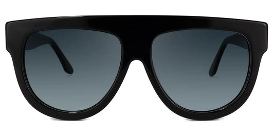 Jules Black Round Sunglasses
