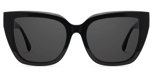 Tamarrah Black Cat eye Sunglasses