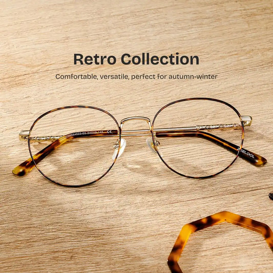 Ian Tortoise Round Glasses