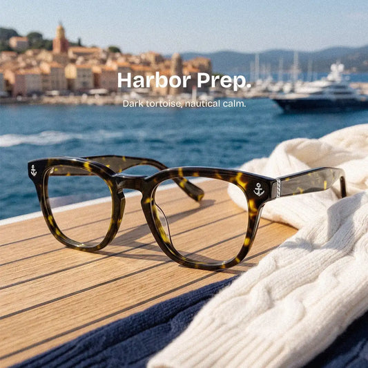 Pierce Tortoise Round Glasses