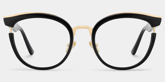 Laraine Black Cat eye Glasses