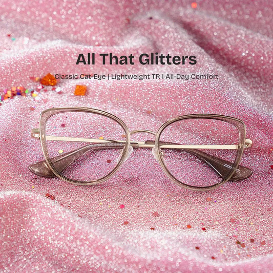 Celine Gray Cat eye Glasses