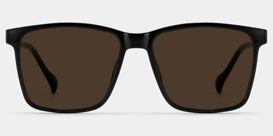 Burgos Black Square Sunglasses