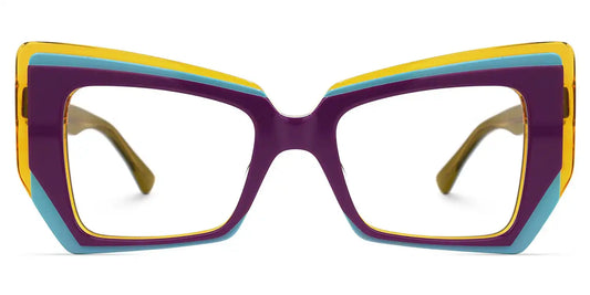 Verdejo Purple Geometric Glasses