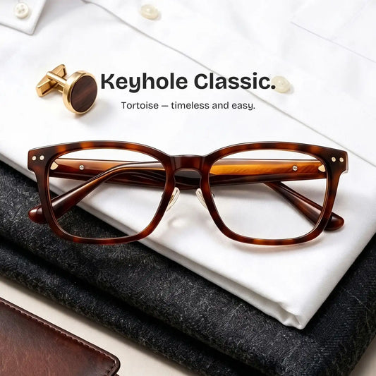 Buzz Tortoise Rectangle Glasses