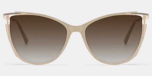 Yomary Khaki Cat eye Sunglasses