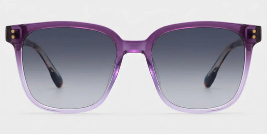 Donnalyn Purple Square Sunglasses