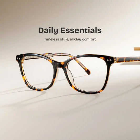 Marigold Tortoise Rectangle Glasses