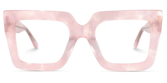 Brandon Pink Square Glasses