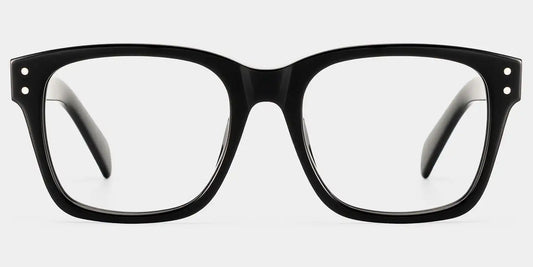 Fussell Black Square Glasses