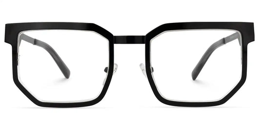 Barber Black Rectangle Glasses