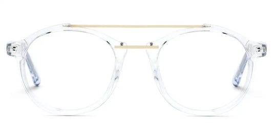 Lee Clear Round Glasses
