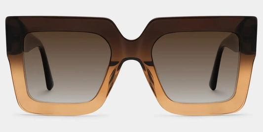 Brandon Tawny Square Sunglasses