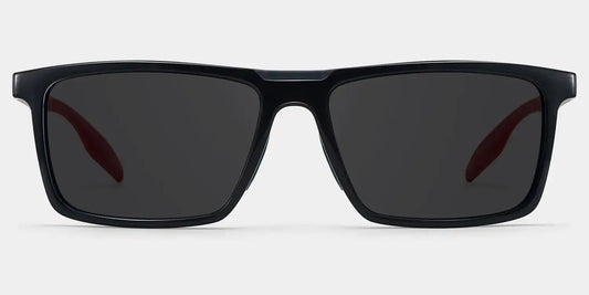 Active Black Rectangle Sunglasses