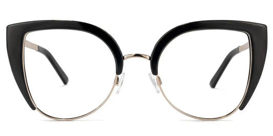 Brewer Black Cat eye Glasses